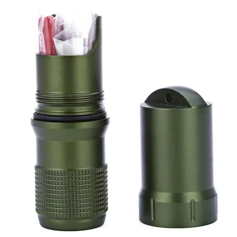 EDC – boîte à capsules de survie étanche, conteneur de pilules/allumettes/récipient de stockage 3 en