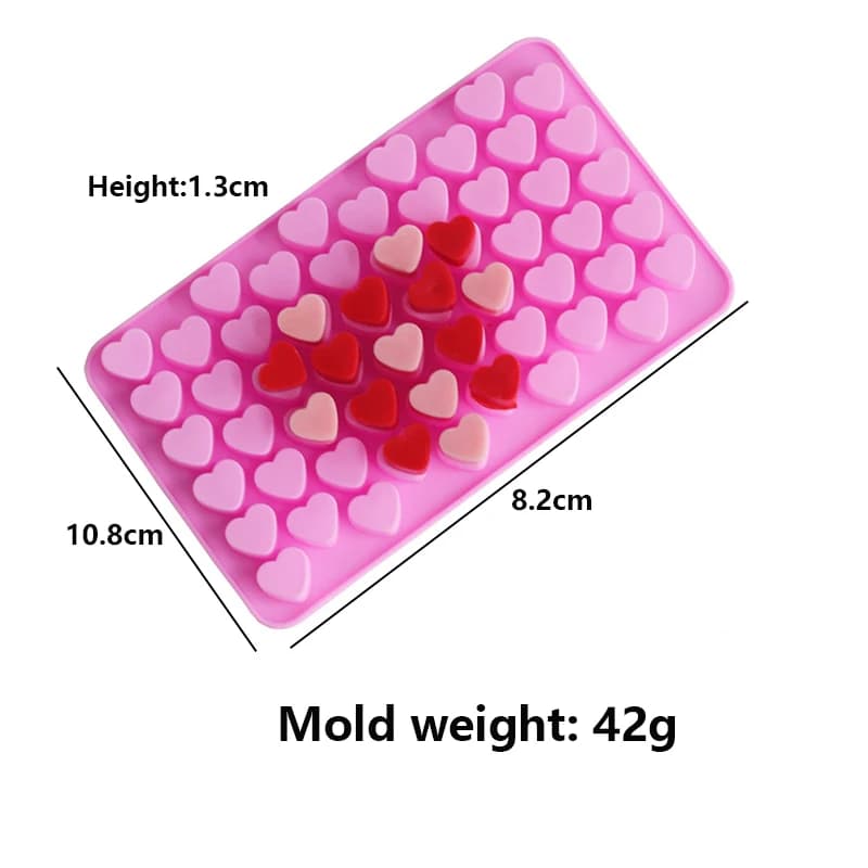 Moule à bougie en silicone en forme de cœur, bricolage, petit amour, aromathe ci-après les moules de