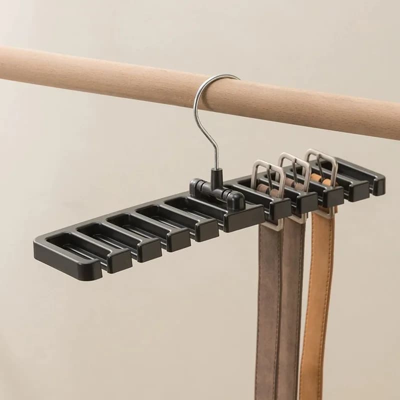 Organisateur de ceintures pour armoire : Cintre multifonctionnel pour foulards et ceintures – L'outi