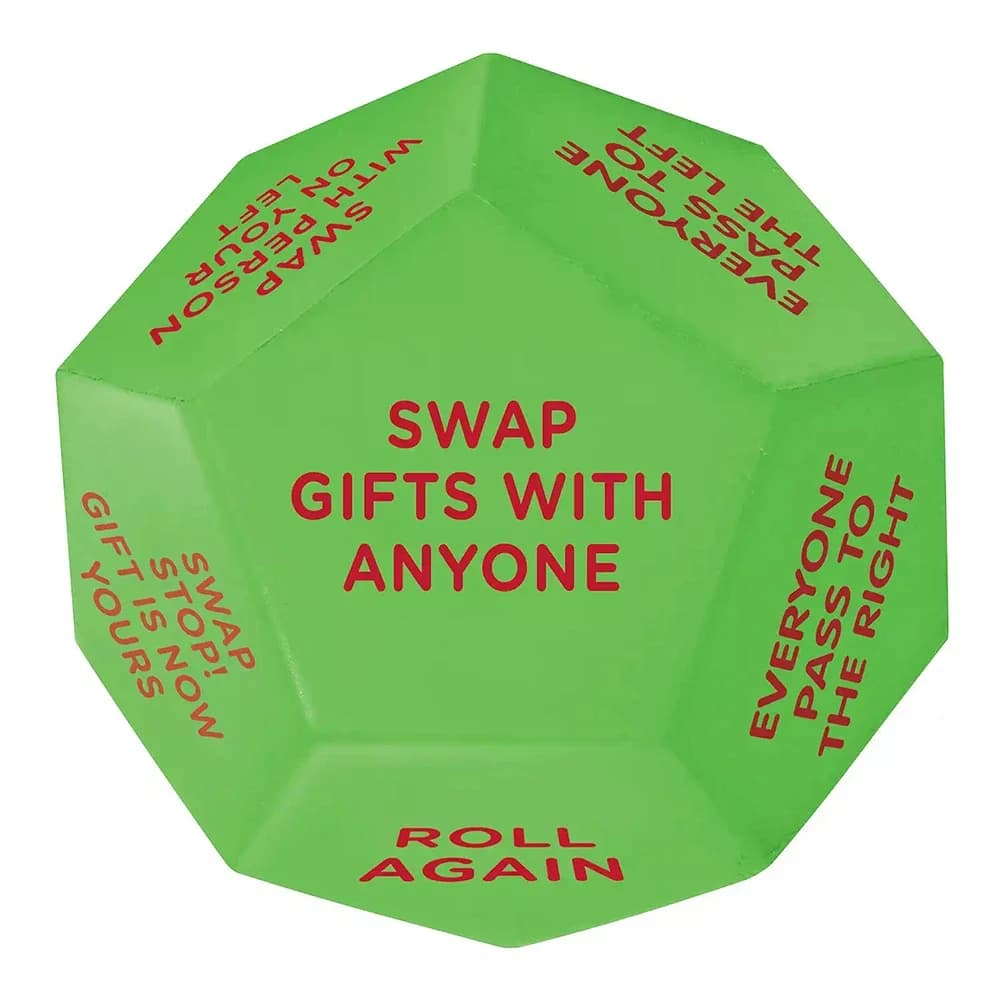 Cadeau de noël hilarant, jeu de fête d'échange, dés de noël, jeu de fête, cadeau d'échange du père n