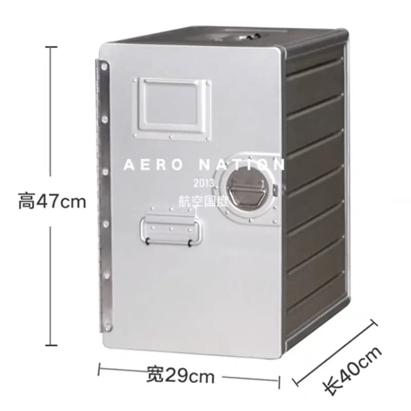 Boîte en aluminium d'aviation JayCreer avec 3 tiroirs