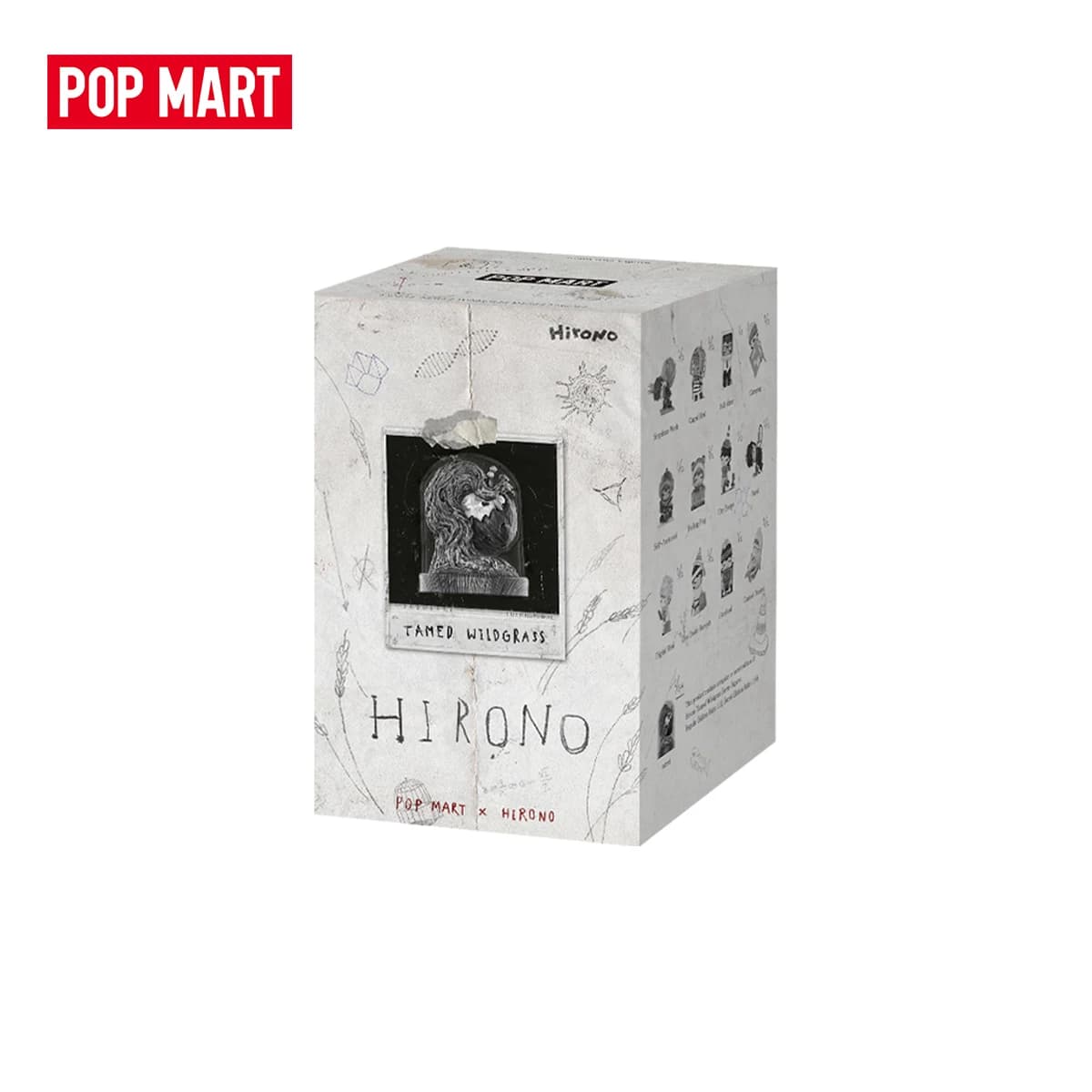 【EU EXCLD】POP MART Hirono Tamed Wildgrass Series Figures 1/12PCS ox Blindbox Figurine de collection