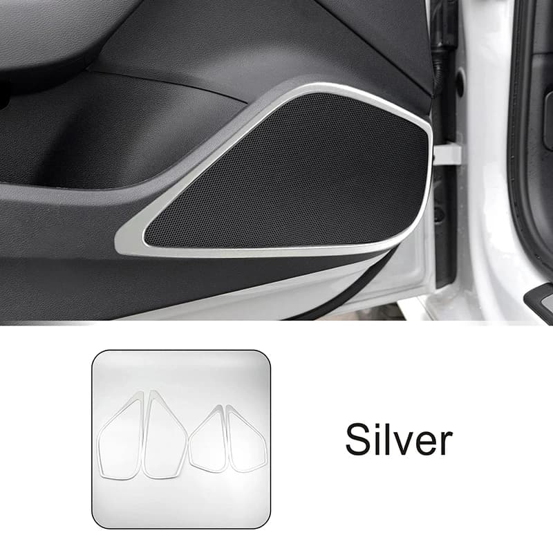 Accessoires de voiture porte haut-parleur stéréo panneau Audio klaxon cadre décoration haut-parleur