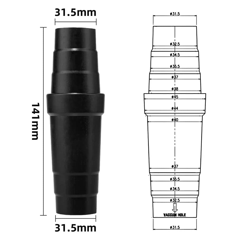 Accessoires pour aspirateur ménager, adaptateur réducteur multicouche, adaptateur multifonctionnel u