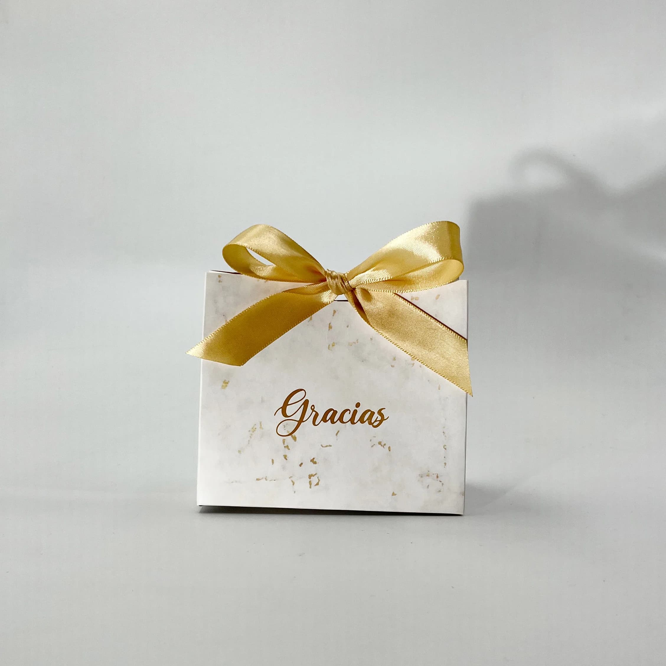 Sac cadeau de bonbons blanc Gracias, coffrets cadeaux pour faveurs de mariage, boîte d'emballage de