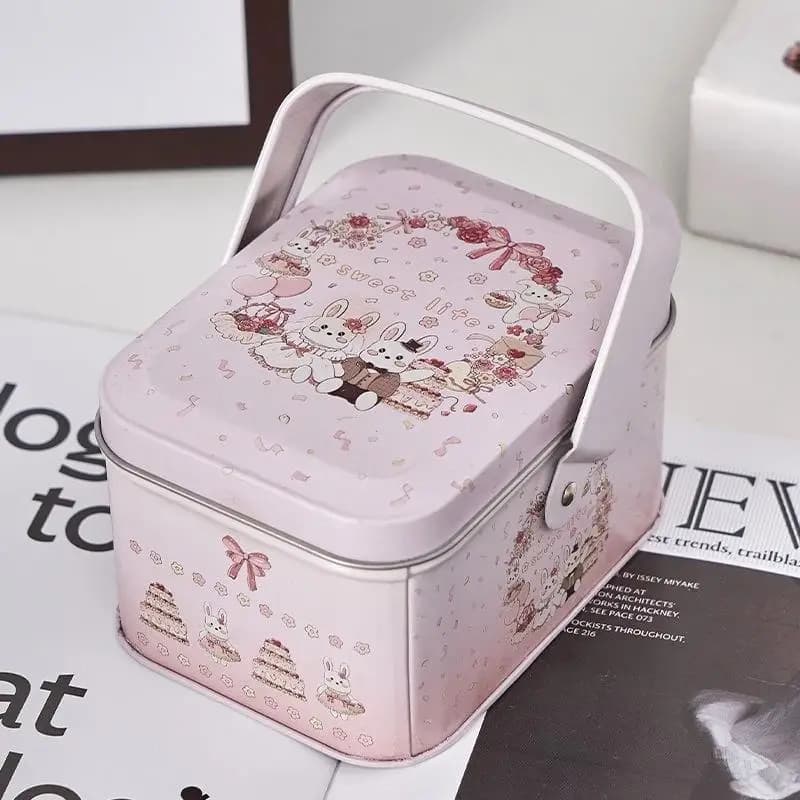 Boîte à bonbons en fer blanc, cadeaux pour enfants, petite boîte en fer blanc, boîtes à biscuits, co