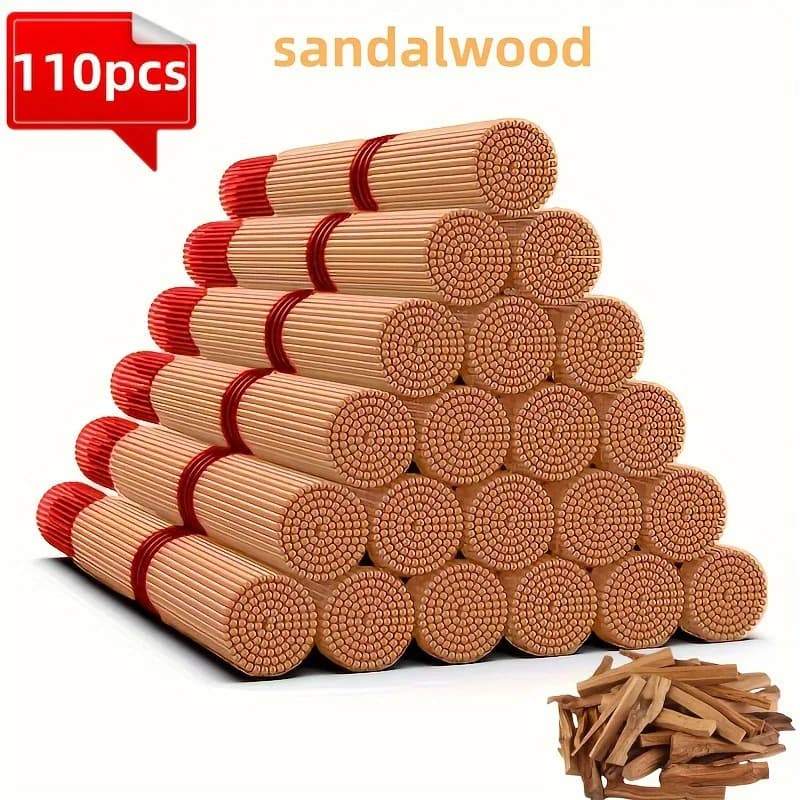 110 morceaux de parfums de l'Himalaya, comprenant lavande, rose, sauge blanche, bois d'agar, bois de