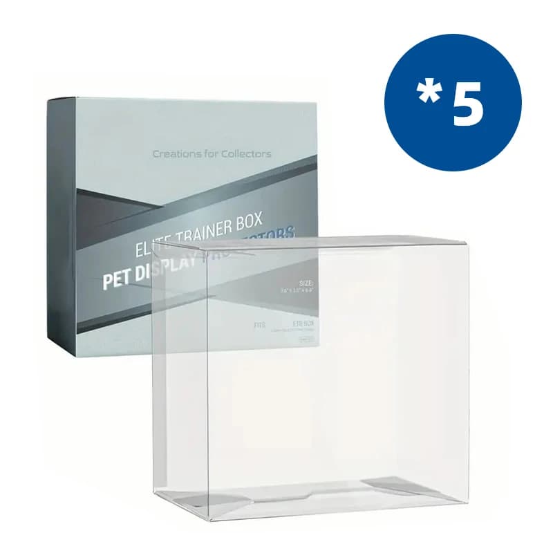 Emballage 5/10 : housse de protection ETB en plastique PET adaptée aux boîtes de formation d'élite