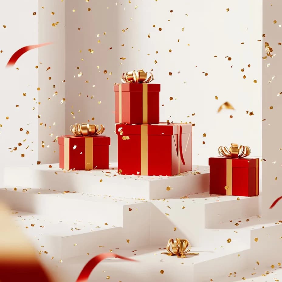 A+++ 2026 Joyeux Nouvel An Cadeau de qualité supérieure