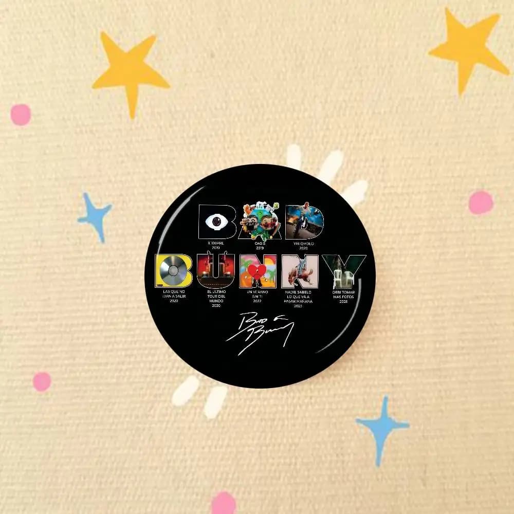 Bad Bunny Nadie Sabe Album – Épingles de la série mignonne, badges amusants, broches d'animaux de de