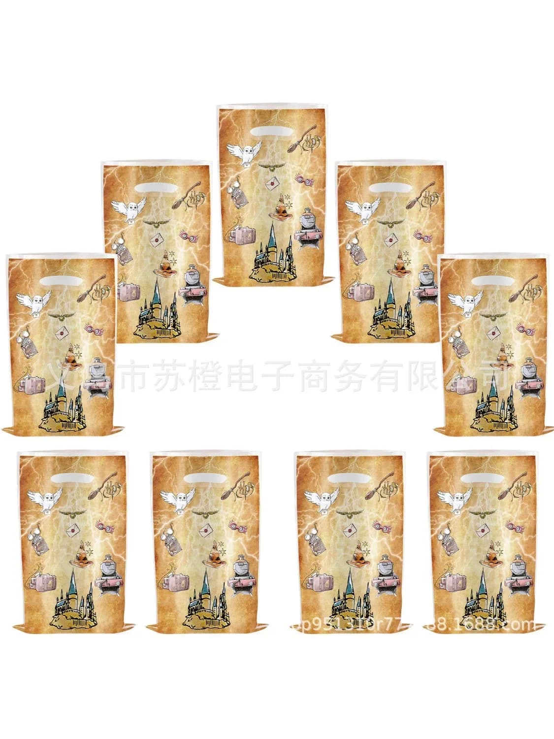Nouveau sac cadeau de fête à thème Harry Potter, stockage de bonbons de fête d'anniversaire pour enf