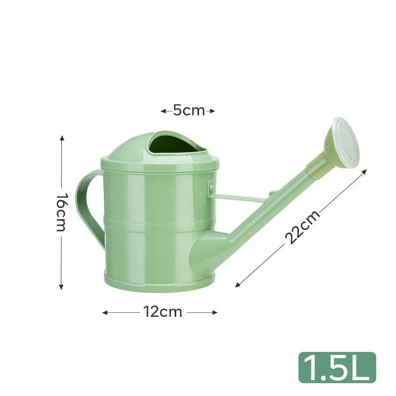 Arrosoir pour plantes, arrosoir décoratif pour fleurs, 1,5 l, léger, à longue bouche, pour plantes d