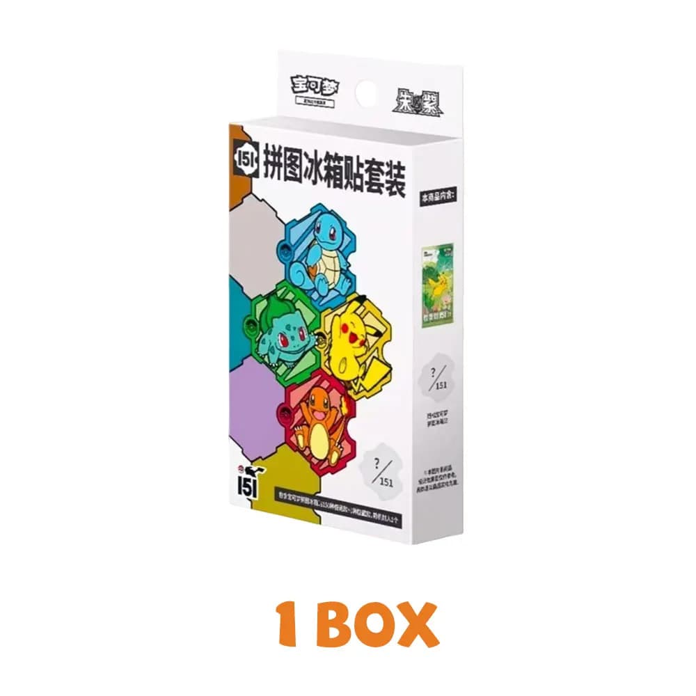 Cartes à collectionner Pokémon PTCG originales, série 151 Écarlate et Violet, aimants de réfrigérate