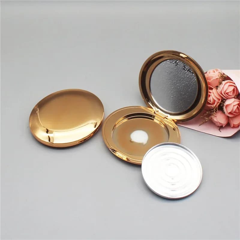 Boîte de bricolage de poudre de fond de teint, Palette de fard à paupières vide, boîte de Blush, con