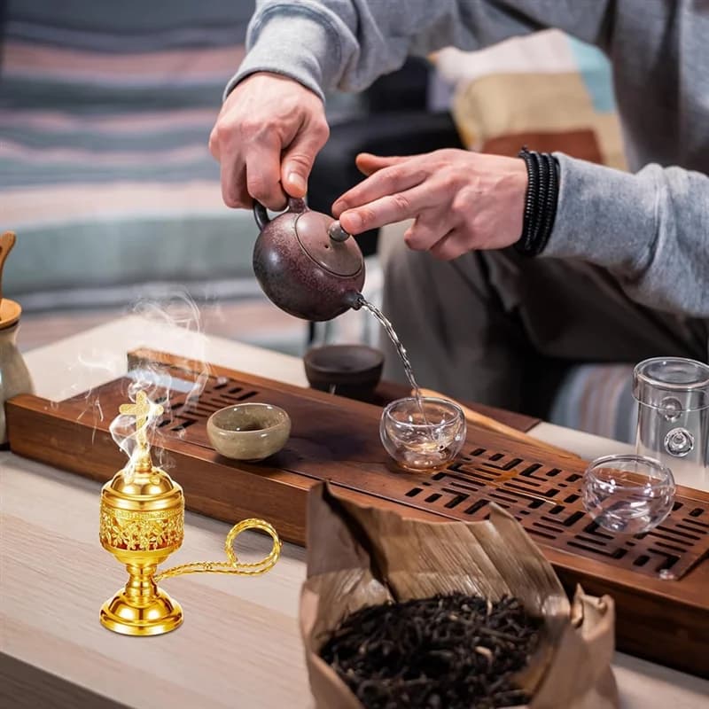 BSEVB-brûleur d'encens sans support de brûleur d'encens Bakhoor Foryoga, Spa, aromathérapie, maison
