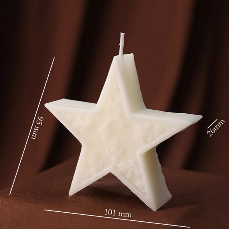 Bougie de Ramadan pour la décoration de la maison, lune, étoile, Eid Mubarak, décoration de bougies