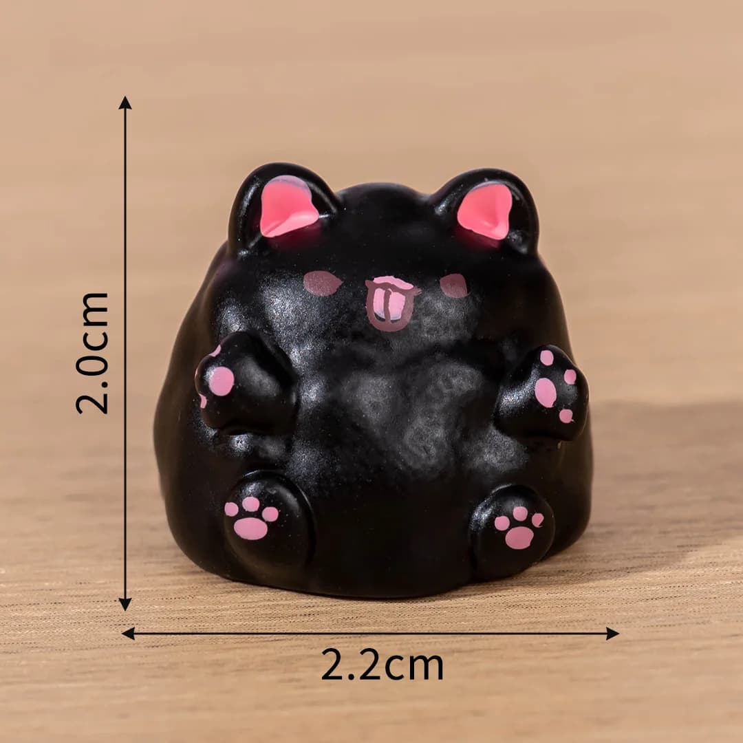 Mignon chaton Miniatures ornements bricolage décorations pour la maison créatif Kawaii Animal chat b