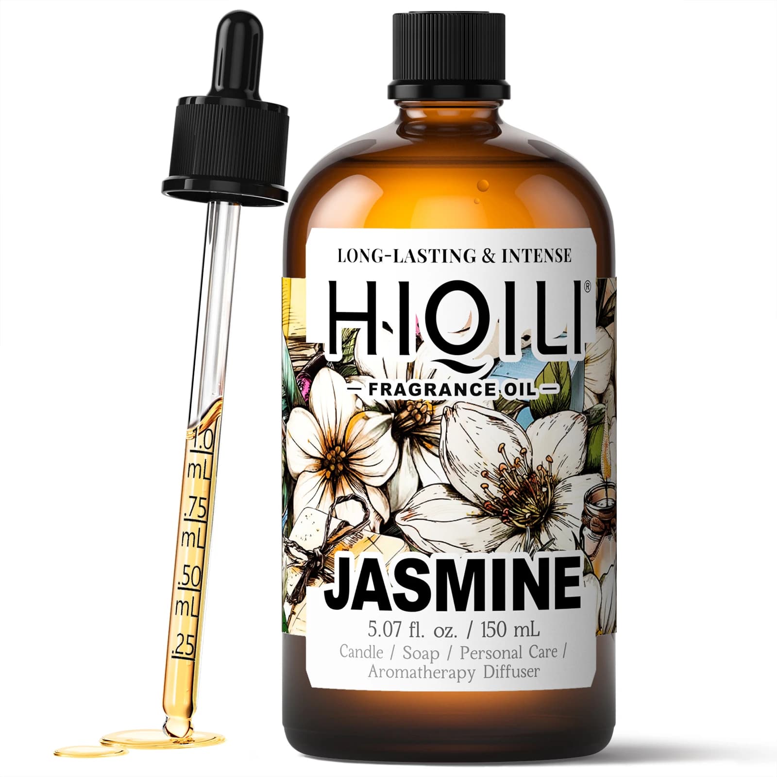 HIQILI Nouvelle série d'huiles parfumées 150 ml, 100 % naturelles et saines, adaptées pour le bricol