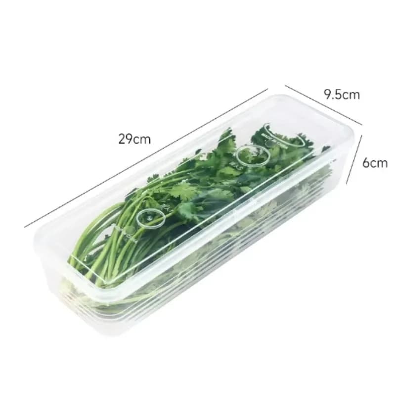 Boîte fraîche boîtes de rangement pour réfrigérateur, conteneur alimentaire avec couvercle, bac à lé