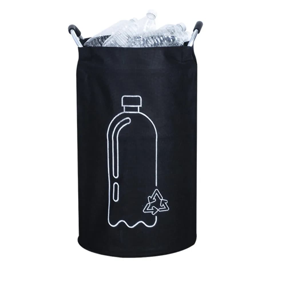 Panier de rangement de bouteilles vides de 82l, avec poignée en aluminium, sac collecteur de bouteil