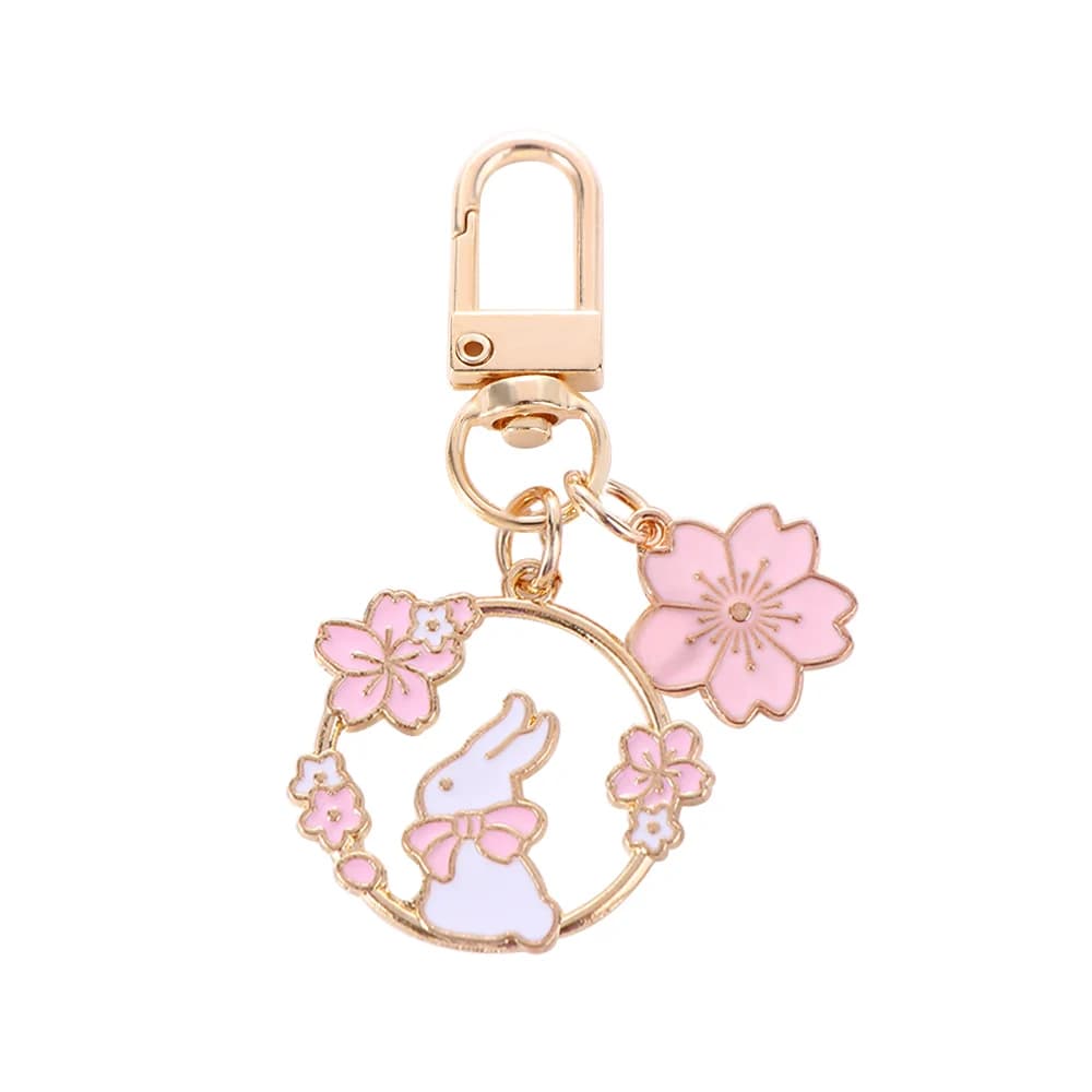 Décoration clé accessoires casque pendentif accessoires intérieurs porte-clés lapin chat porte-clés
