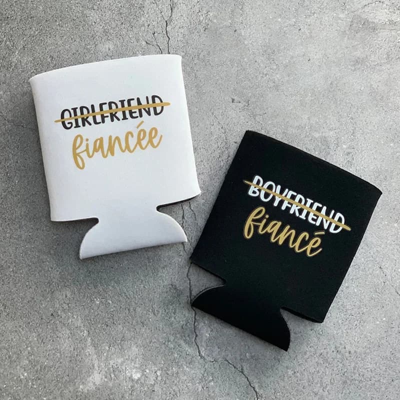 Canette de bière pour couples, fête de fiançailles, cadeau divto be, cadeau pour petite amie et peti