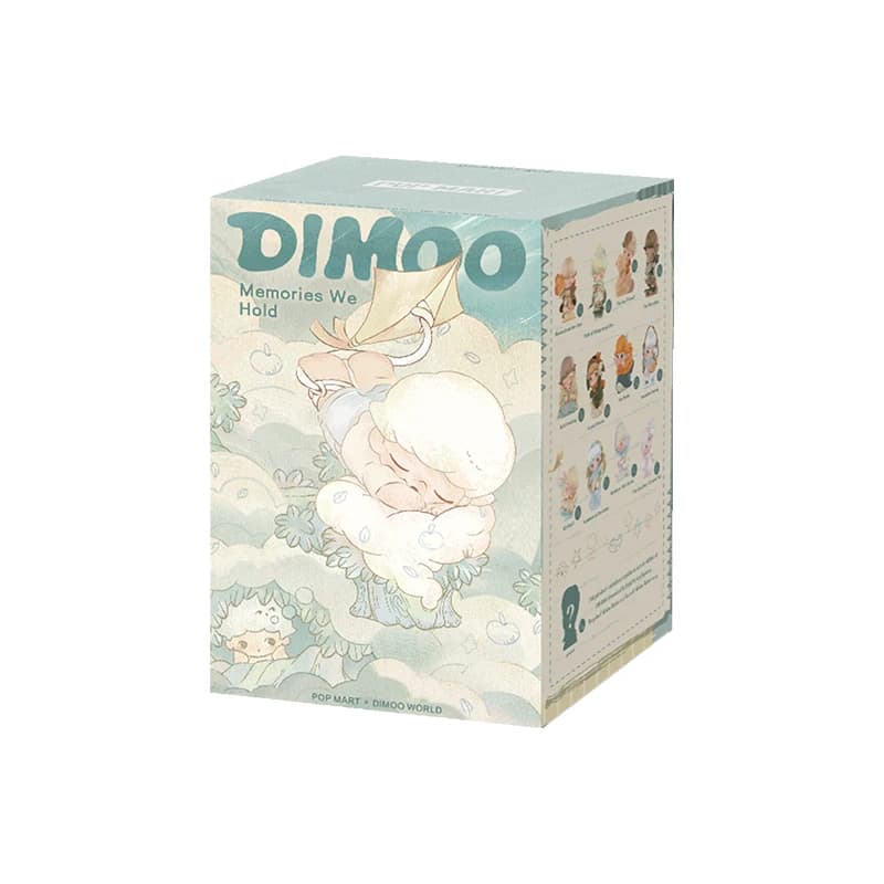 POP MART DIMOO Memórias We Hold Series Figures 1PC/12PCS Boîte mystère