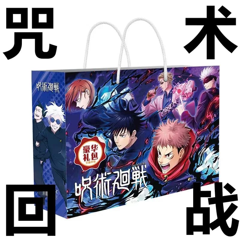 2025 Anime chanceux cadeau sac Collection bricolage carte postale affiche Badge autocollants signet