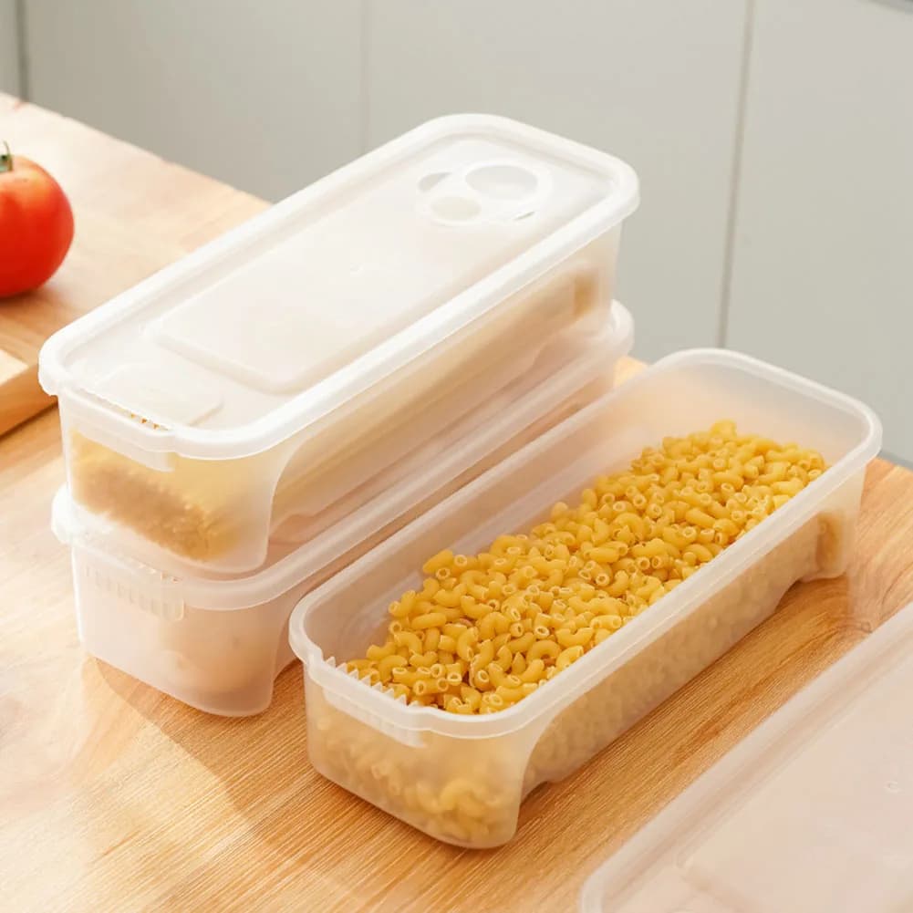 Boîte de cuisson facile à nettoyer, boîte de cuisson de pâtes micro-ondes avec trous de vidange, Sol