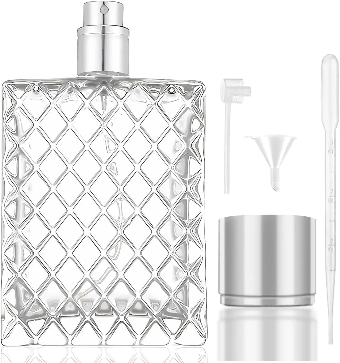 Bouteille de parfum Vintage à brume Fine, pulvérisateur de parfum en verre rechargeable de voyage po
