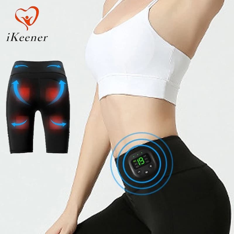Pantalon de massage EMS à stimulation musculaire, 6 modes, pour lifter les fesses, sculpter et aminc