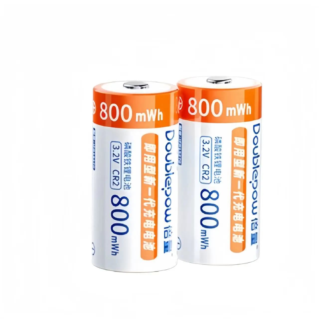 Batterie au lithium CR2 3,2 V pour appareil photo Polaroid, 800 mWh, rechargeable, avec chargeur dou