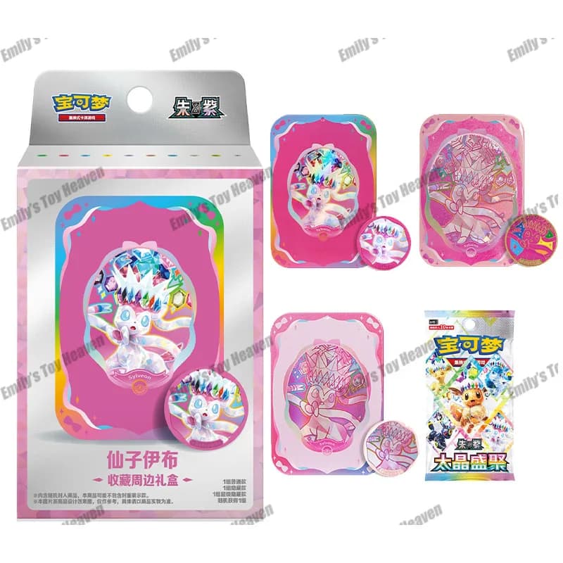 En stock, nouveau coffret cadeau authentique Pokémon en chinois simplifié, collection Terastal Festi