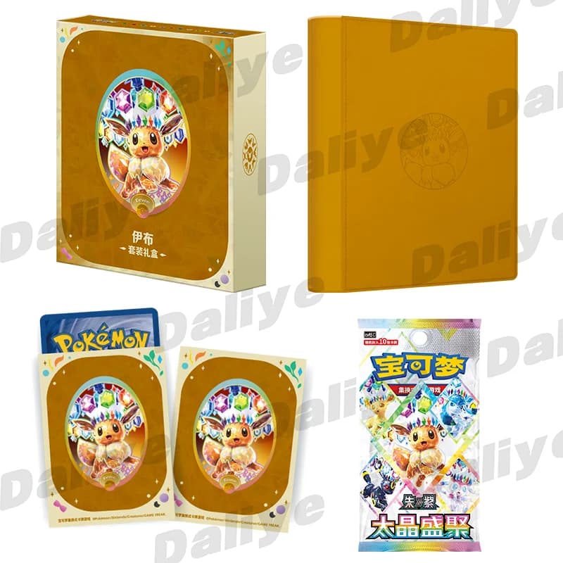 Nouvelles cartes Pokémon 100% originales, coffret cadeau Terastal Festival Eevee, CSV9.5C SV17.5, ch