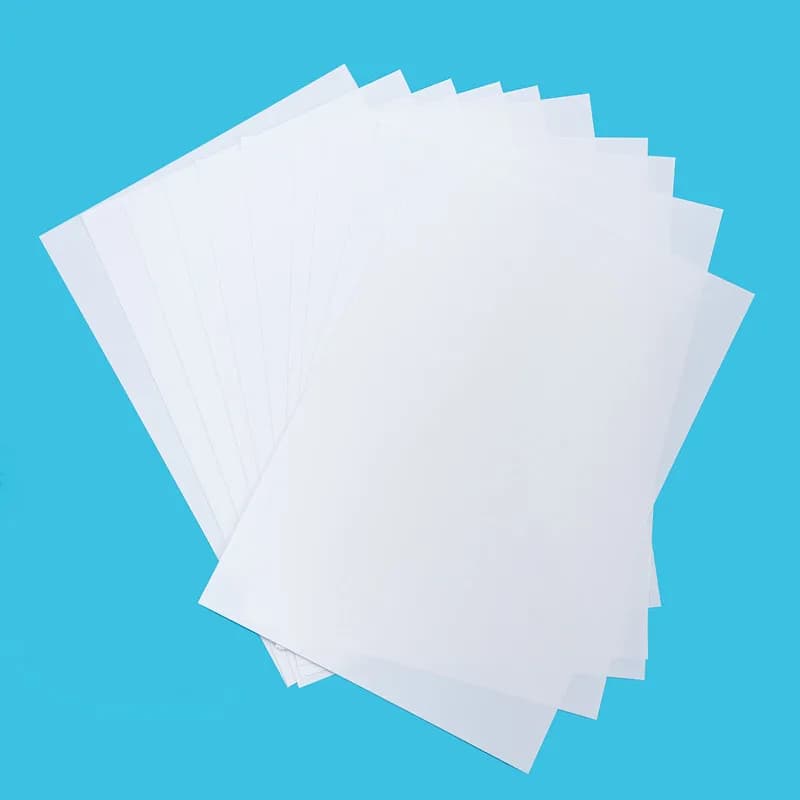 10 pièces de film rétractable en plastique imprimable double face pour impression jet d'encre