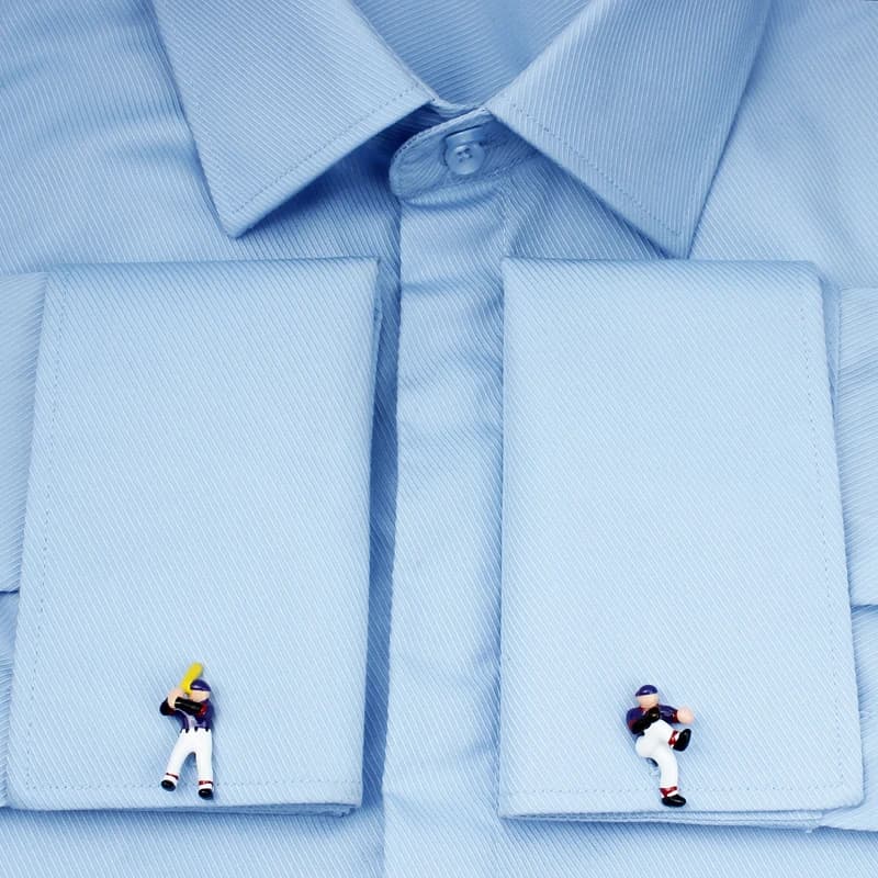 Boutons de manchette de baseball de sport, cadeau pour petit ami, boutons de manchette pour petit ami avec boîte de luxe gratuite