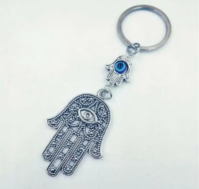 Mur grec turc Evil Eye Face, amulette, kabbale et mauvais œil pour prédire, breloque de sac de voiture, porte-clés, sac à main, cadeau de couple
