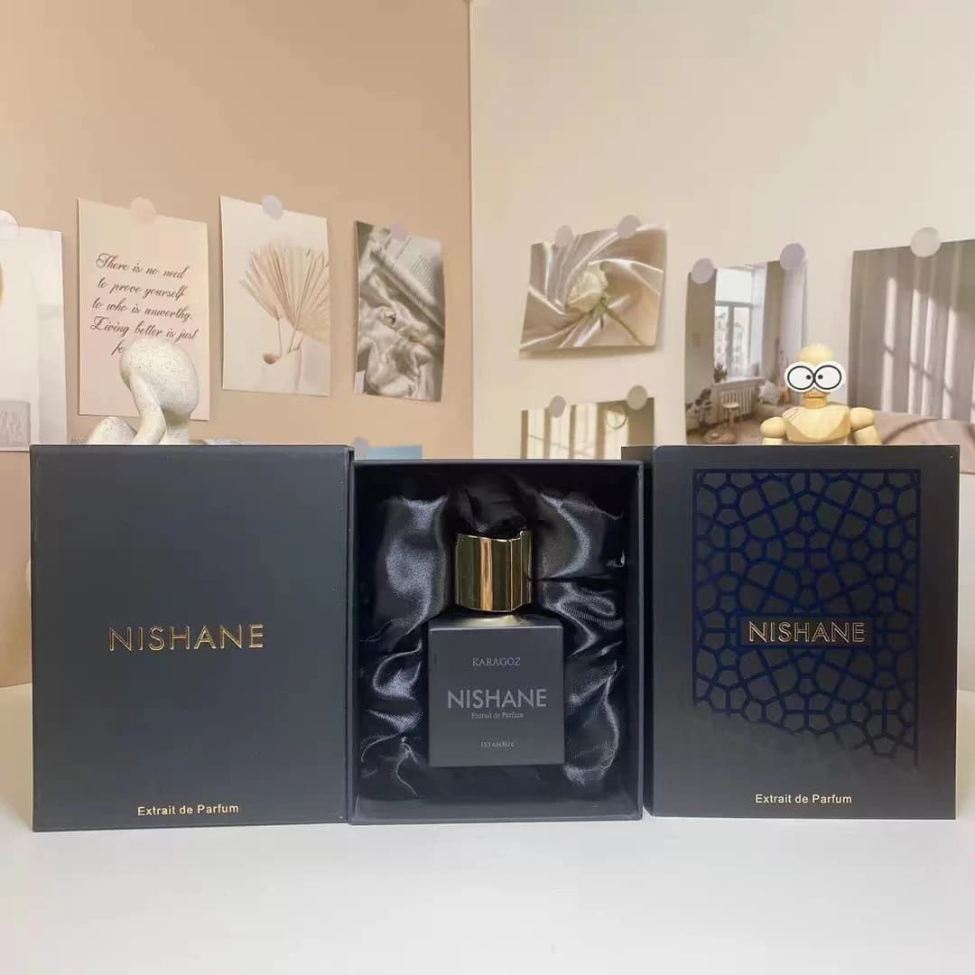Parfum classique de haute qualité Nishane Hacivat Shadow Play Karagoz pour homme 100ml, parfum pour homme de haute qualité, spray pour le corps