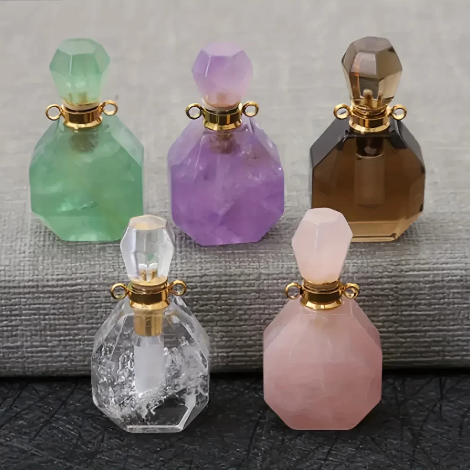 Bouteille de parfum en cristal de cheminée, ornements de table, cadeau pour les petites amies, 1PC