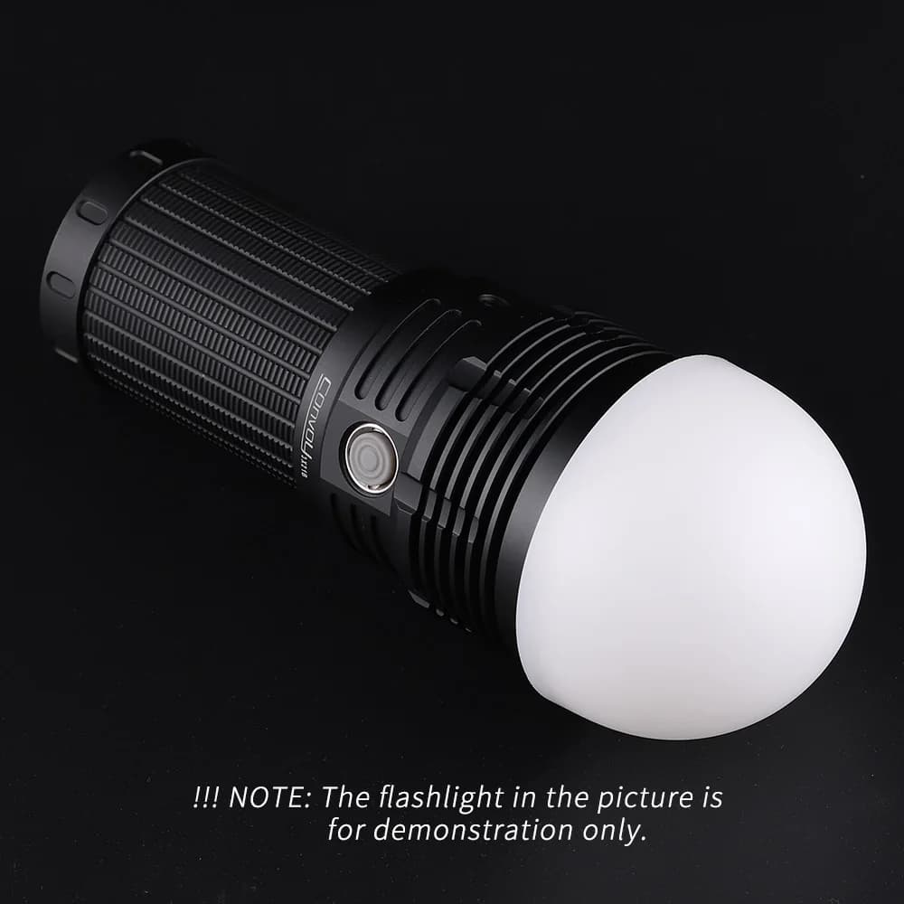 Diffuseur de lumière LED pour lampe torche, diamètre intérieur 69 mm, compatible 4X18A 3X21A 3X21B, pour camping, lecture, travail