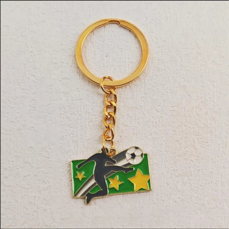 Porte-clés de matchs de football mondial, accessoires sportifs, cadeaux pour supporters, breloques de sac, ornements, cadeau