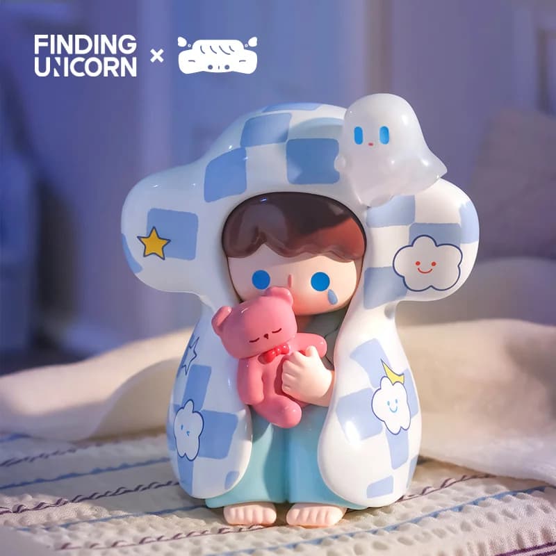 Figurines d'action Anime Finding Nairobi Orn Island, White Night Endless Night Series Mystery Box, Kawaii Model, Caja ata steriosa