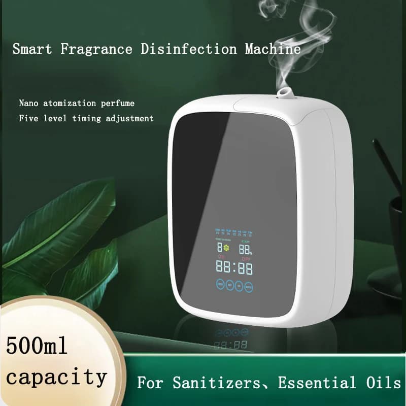 Diffuseur d'arômes professionnel, désodorisant pour hôtel, diffuseur d'huiles essentielles commercial monté sur mur, machine à parfum sans eau, 500ml