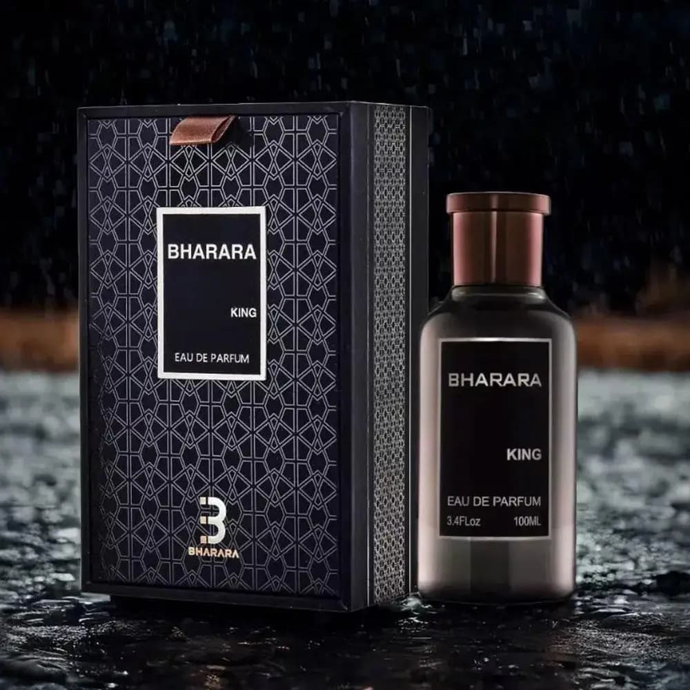 Bharara King Eau de Parfum 100ML Parfum pour homme haut de gamme 3.4oz Vaporisateur scellé dans un coffret cadeau