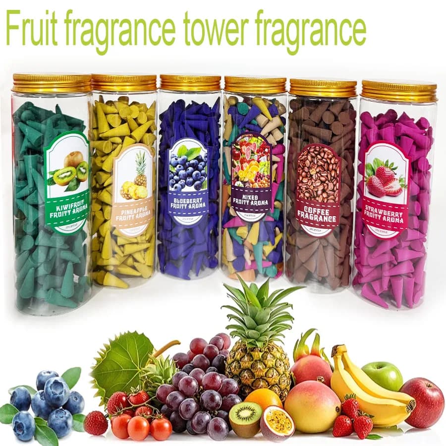 Café, fraise, kiwi, ananas, myrtille, mélangé avec divers aromes de fruits, parfum tour, laissez vous sentir un goût différent
