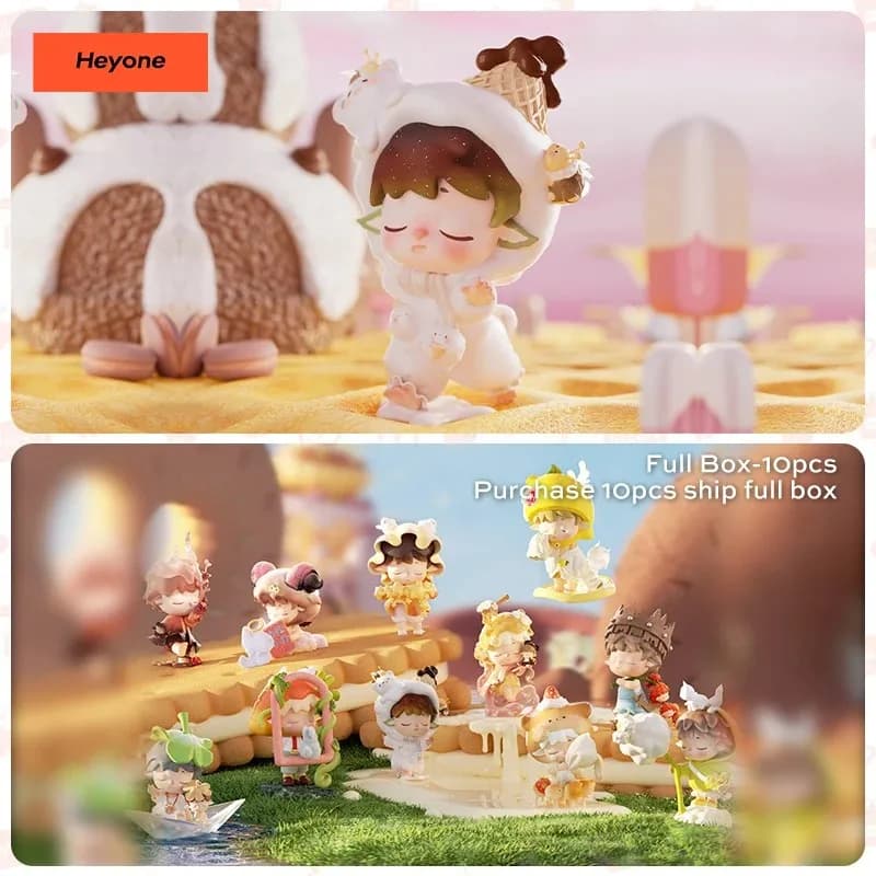 Heyone MIMI petit monde doux conquêtes série boîte aveugle jouets Kawaii Anime figurine Caixa Caja Surprise boîte mystère poupées