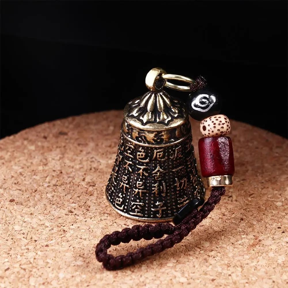 Accessoires écriture Sutra accessoires de voiture lanière pendentifs bouddhisme tibétain porte-clés de voiture porte-clés porte-clés de voiture