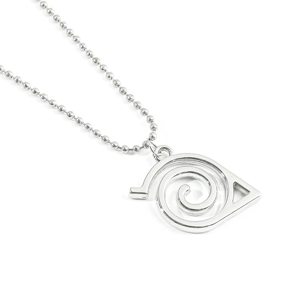 Collier Anime Japonais Créatif pour Anniversaire de Petit Ami, Chaîne Argentée, Pendentif Anime, Bijou pour Cosplay et Usage Quotidien