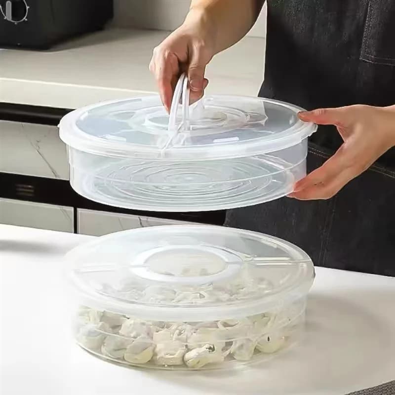 KYCOR-boîte à tarte en plastique avec couvercle boîte de conservation fraîche boîte à tarte avec poignée boîte à tarte adaptée au Transport