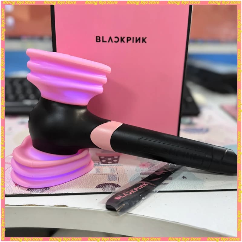 Bâton lumineux officiel Kpop Blackpink BLINK Pink Hammer 2ème génération